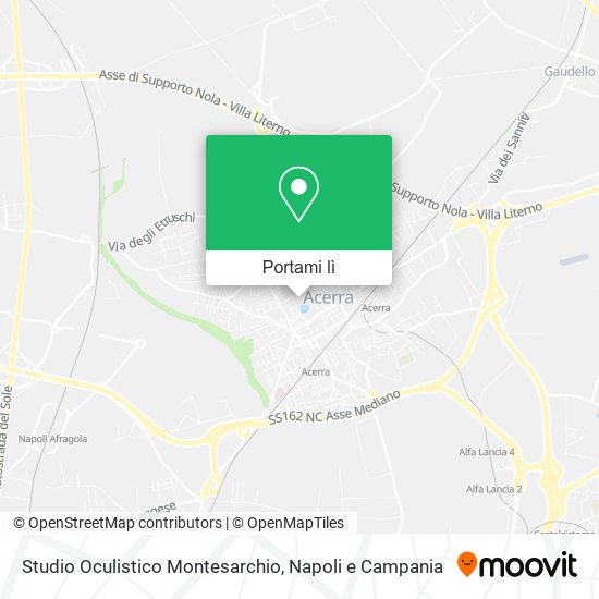 Mappa Studio Oculistico Montesarchio