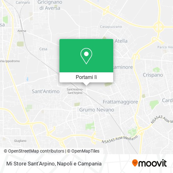 Mappa Mi Store Sant'Arpino