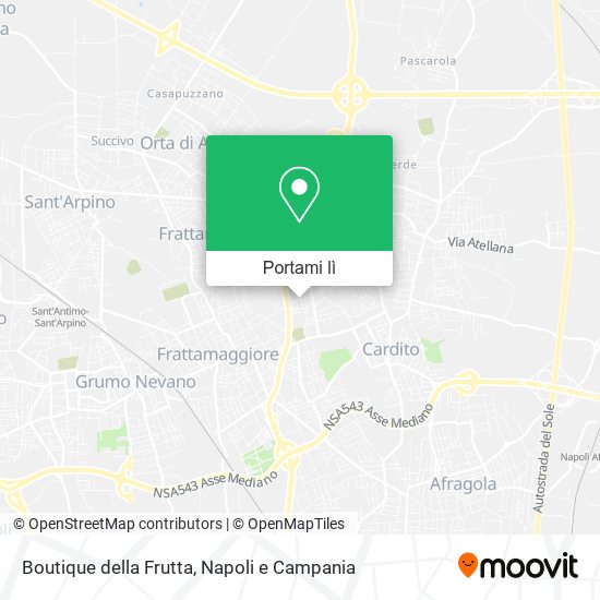 Mappa Boutique della Frutta