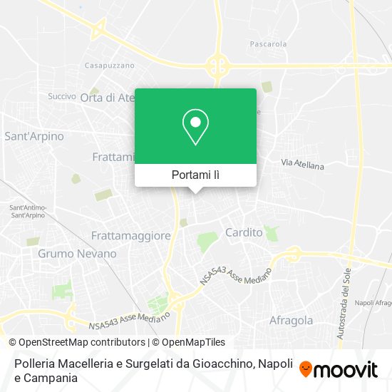 Mappa Polleria Macelleria e Surgelati da Gioacchino