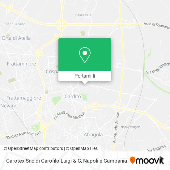 Mappa Carotex Snc di Carofilo Luigi & C