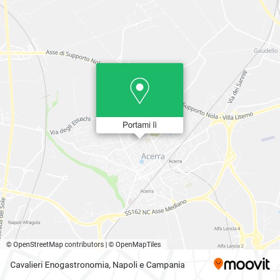 Mappa Cavalieri Enogastronomia