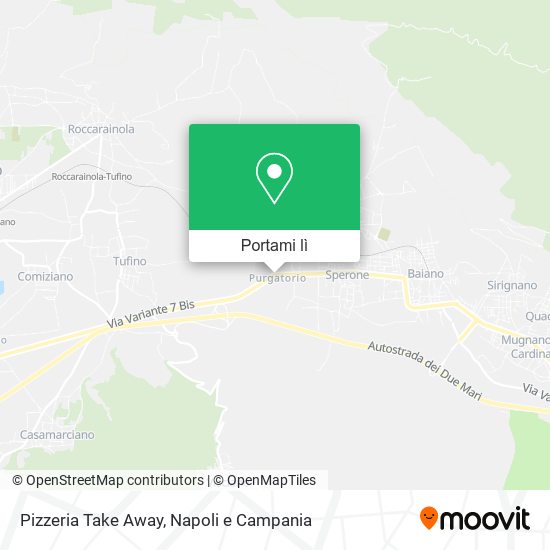 Mappa Pizzeria Take Away