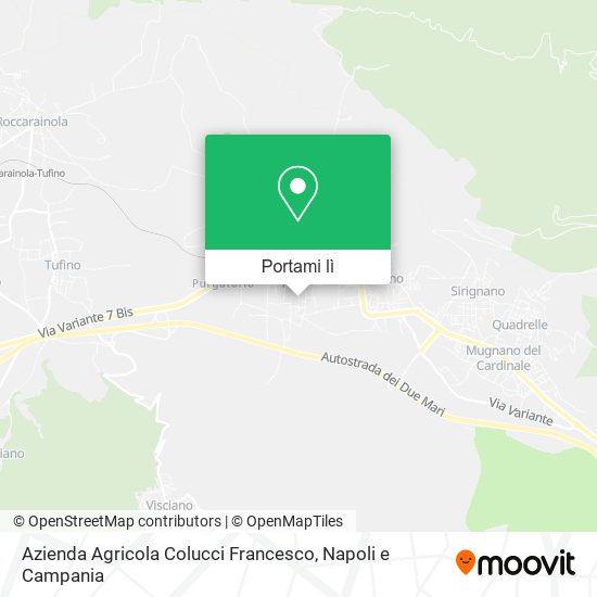 Mappa Azienda Agricola Colucci Francesco