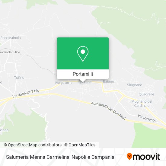 Mappa Salumeria Menna Carmelina