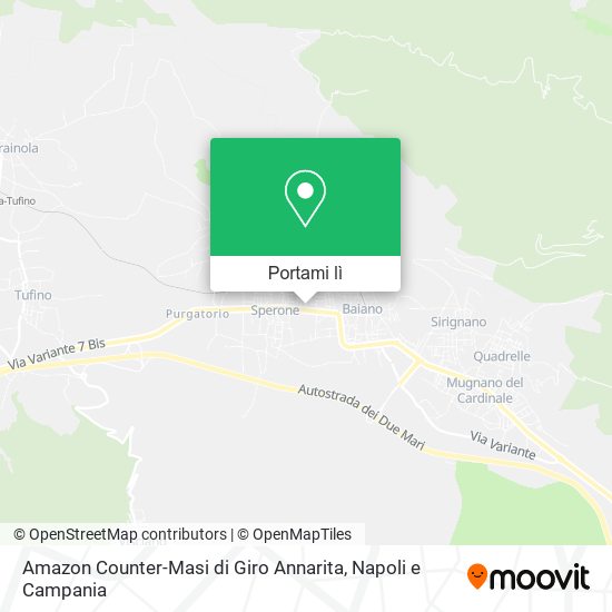 Mappa Amazon Counter-Masi di Giro Annarita