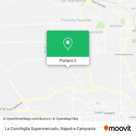 Mappa La Conchiglia Supermercado