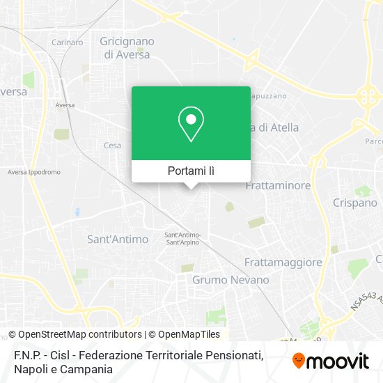 Mappa F.N.P. - Cisl - Federazione Territoriale Pensionati