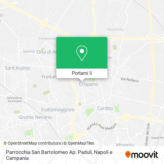 Mappa Parrocchia San Bartolomeo Ap. Paduli