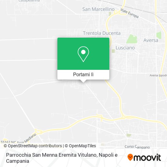 Mappa Parrocchia San Menna Eremita Vitulano