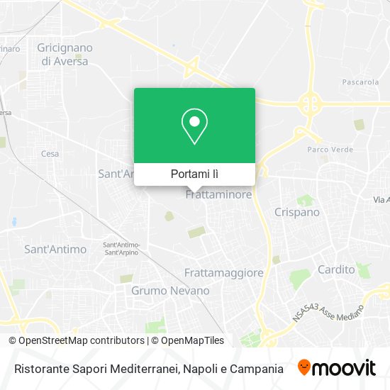 Mappa Ristorante Sapori Mediterranei
