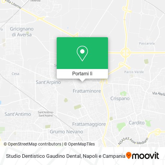 Mappa Studio Dentistico Gaudino Dental