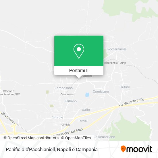 Mappa Panificio o'Pacchianiell