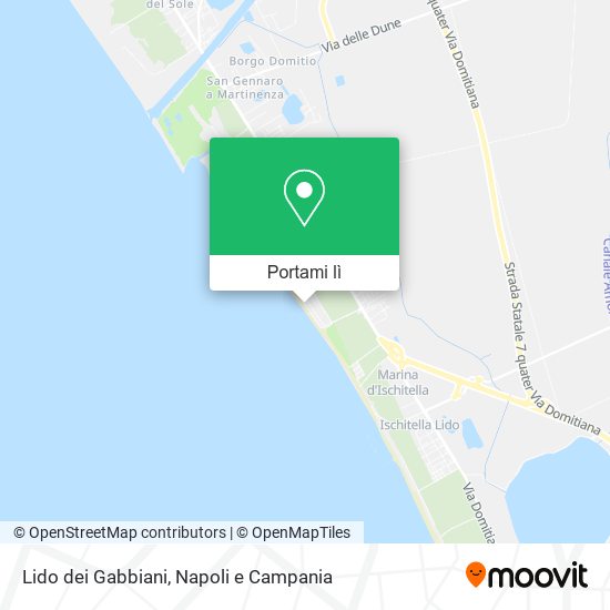 Mappa Lido dei Gabbiani