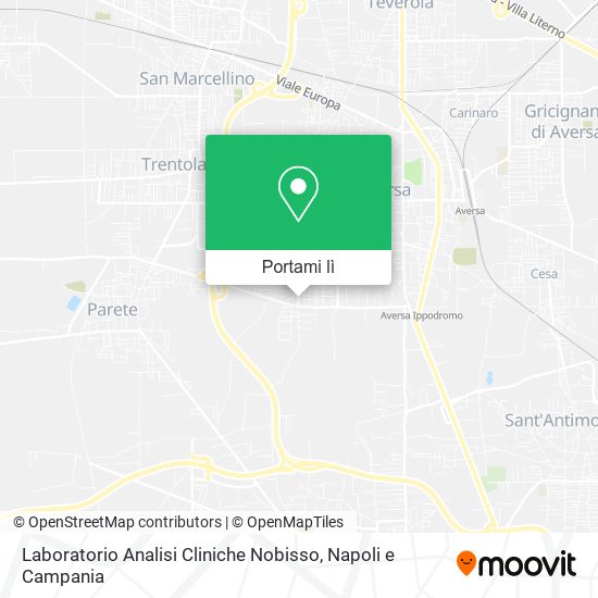 Mappa Laboratorio Analisi Cliniche Nobisso