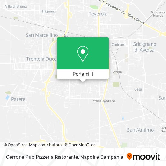 Mappa Cerrone Pub Pizzeria Ristorante
