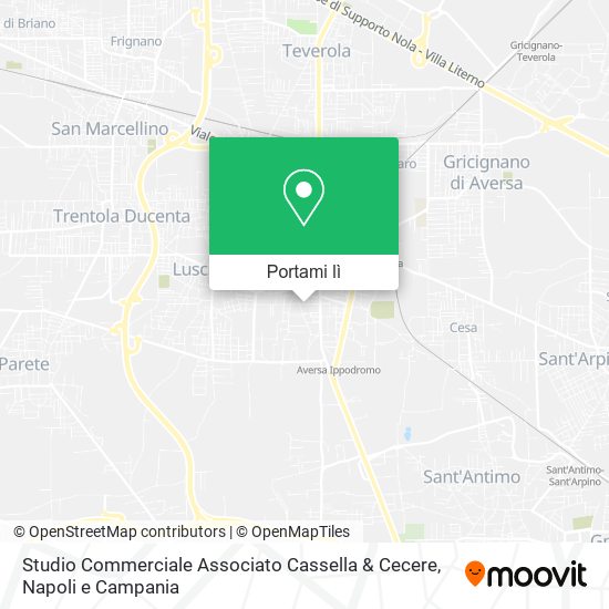 Mappa Studio Commerciale Associato Cassella & Cecere