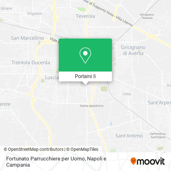 Mappa Fortunato Parrucchiere per Uomo