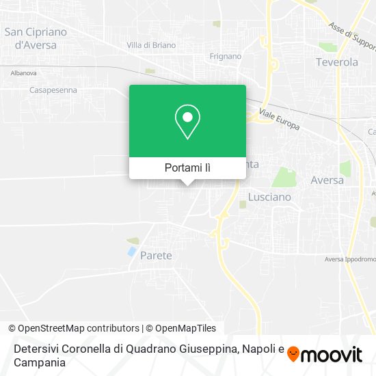 Mappa Detersivi Coronella di Quadrano Giuseppina