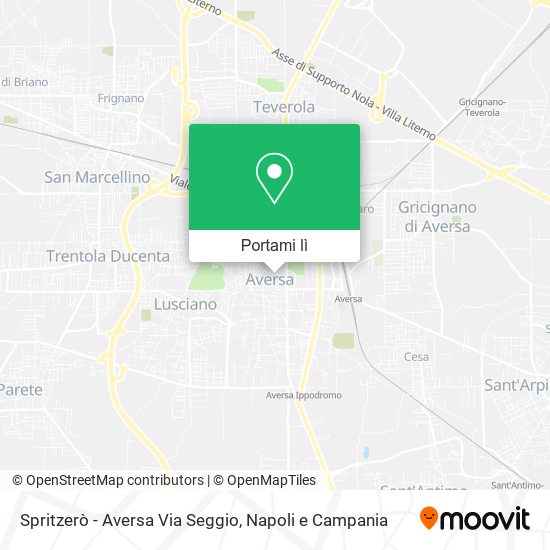 Mappa Spritzerò - Aversa Via Seggio