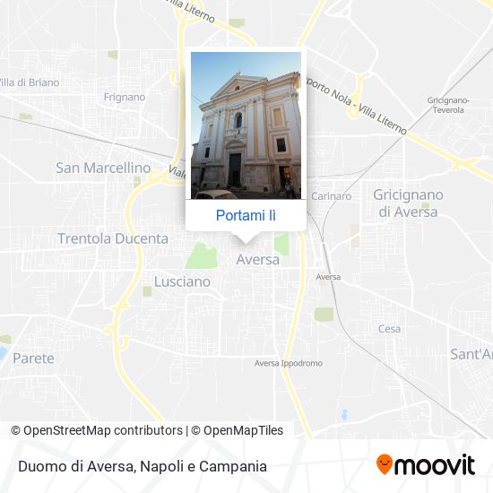 Mappa Duomo di Aversa