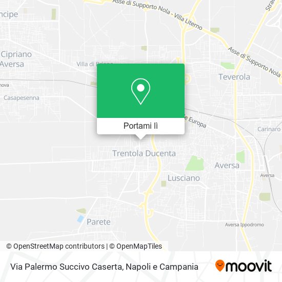 Mappa Via Palermo Succivo Caserta