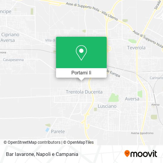 Mappa Bar Iavarone