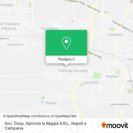Mappa Soc. Coop. Agricola la Reggia A.R.L.