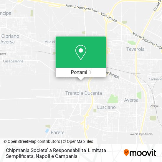 Mappa Chipmania Societa' a Responsabilita' Limitata Semplificata