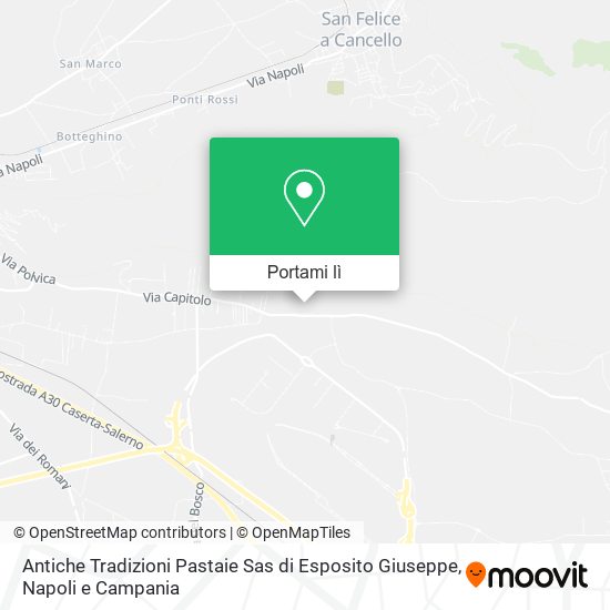 Mappa Antiche Tradizioni Pastaie Sas di Esposito Giuseppe