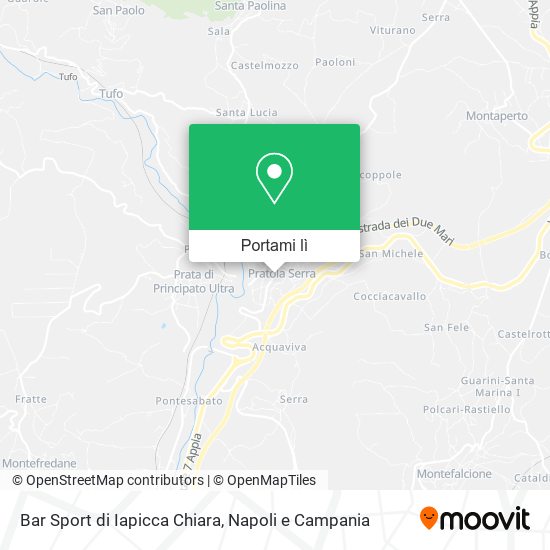 Mappa Bar Sport di Iapicca Chiara