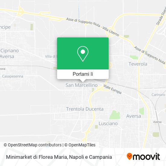 Mappa Minimarket di Florea Maria
