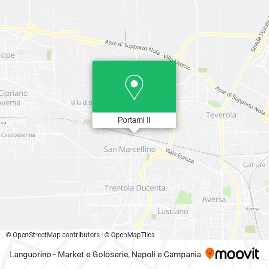 Mappa Languorino - Market e Goloserie