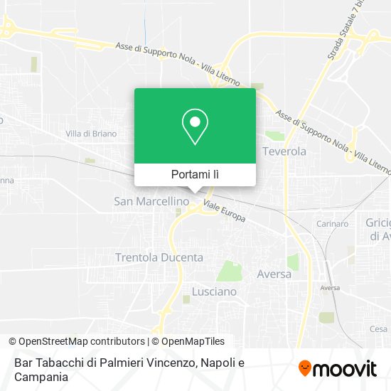 Mappa Bar Tabacchi di Palmieri Vincenzo