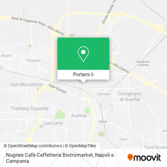 Mappa Nugnes Cafè Caffetteria Bistromarket