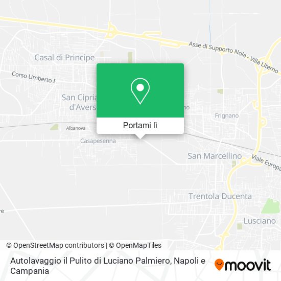Mappa Autolavaggio il Pulito di Luciano Palmiero