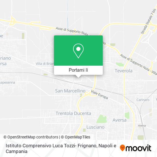 Mappa Istituto Comprensivo Luca Tozzi- Frignano