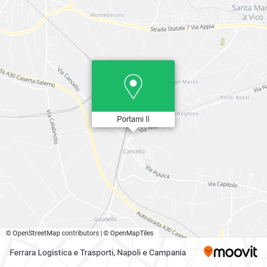 Mappa Ferrara Logistica e Trasporti