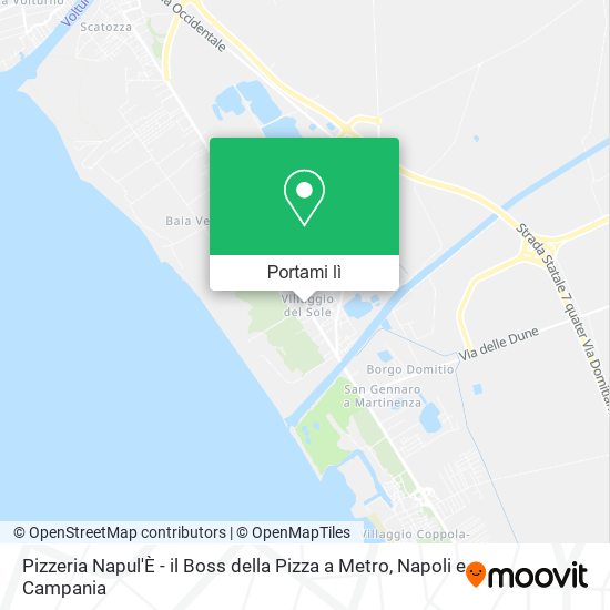 Mappa Pizzeria Napul'È - il Boss della Pizza a Metro