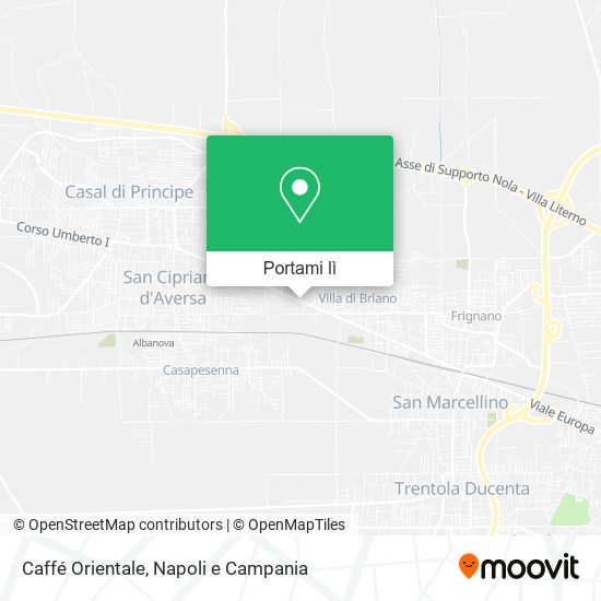 Mappa Caffé Orientale