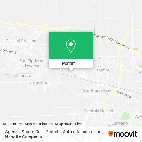 Mappa Agenzia Studio Car - Pratiche Auto e Assicurazioni