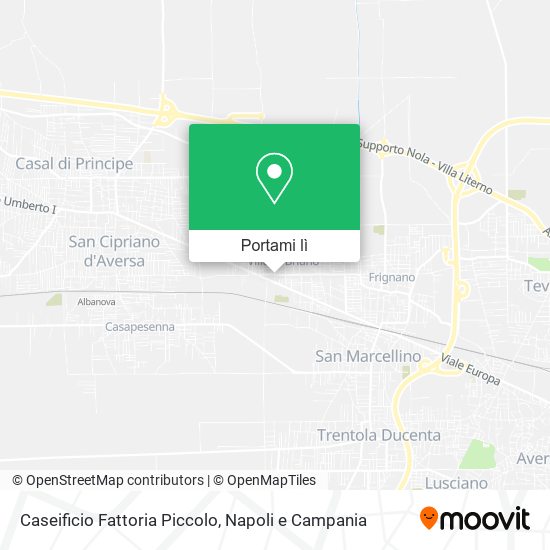 Mappa Caseificio Fattoria Piccolo