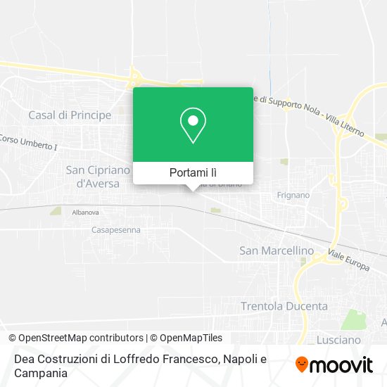 Mappa Dea Costruzioni di Loffredo Francesco