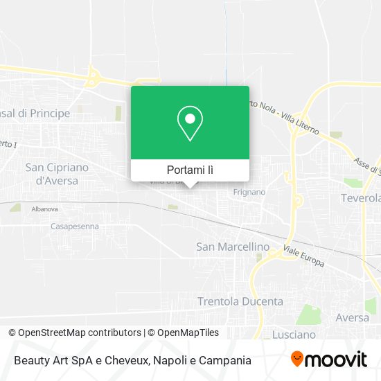 Mappa Beauty Art SpA e Cheveux