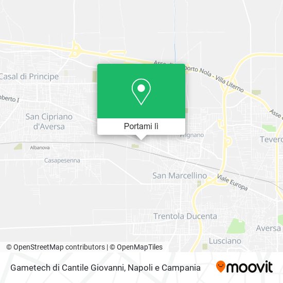Mappa Gametech di Cantile Giovanni