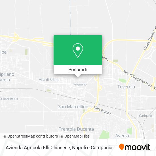 Mappa Azienda Agricola F.lli Chianese
