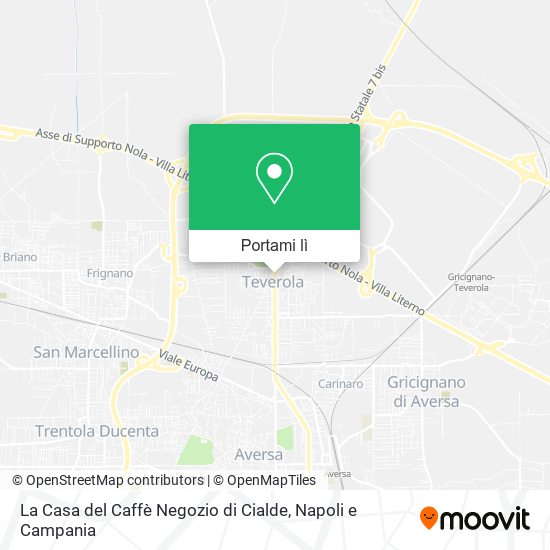 Mappa La Casa del Caffè Negozio di Cialde
