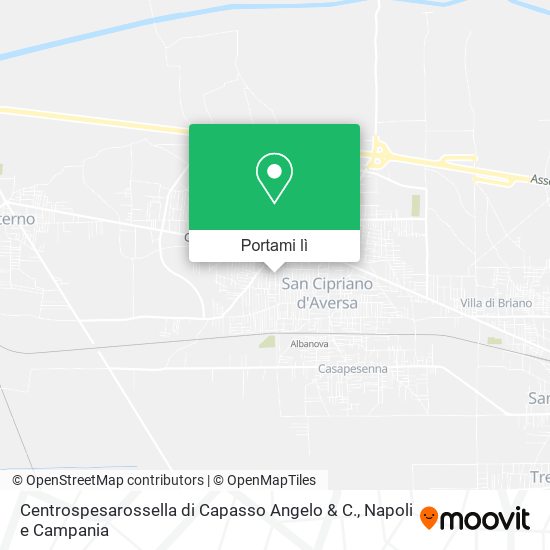 Mappa Centrospesarossella di Capasso Angelo & C.