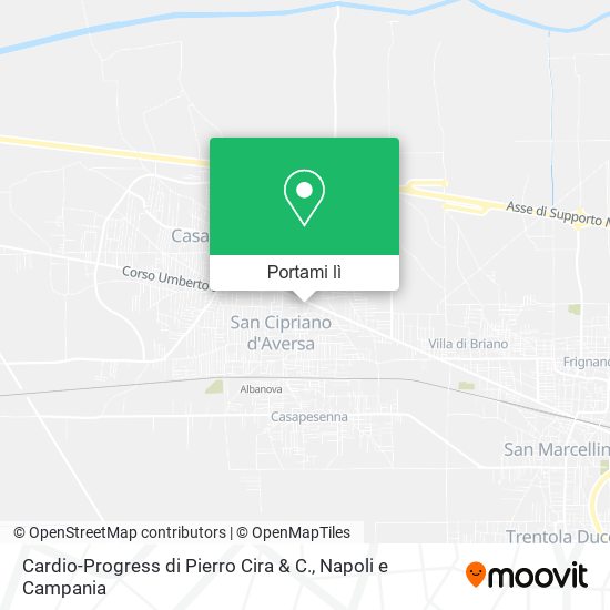 Mappa Cardio-Progress di Pierro Cira & C.