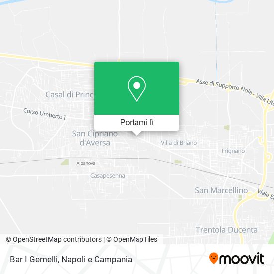 Mappa Bar I Gemelli